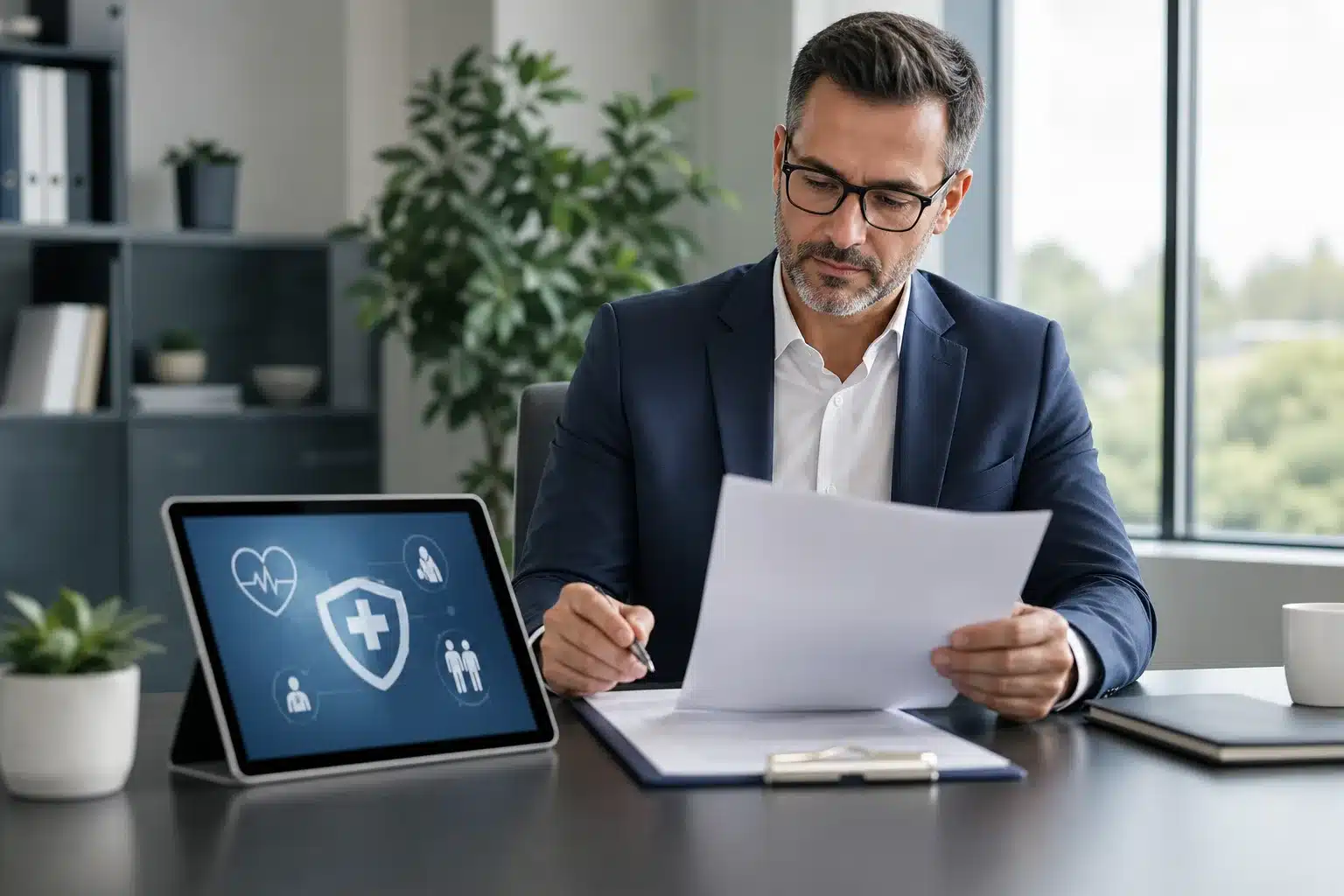 Couverture d'une mutuelle santé avec effet immédiat et documents