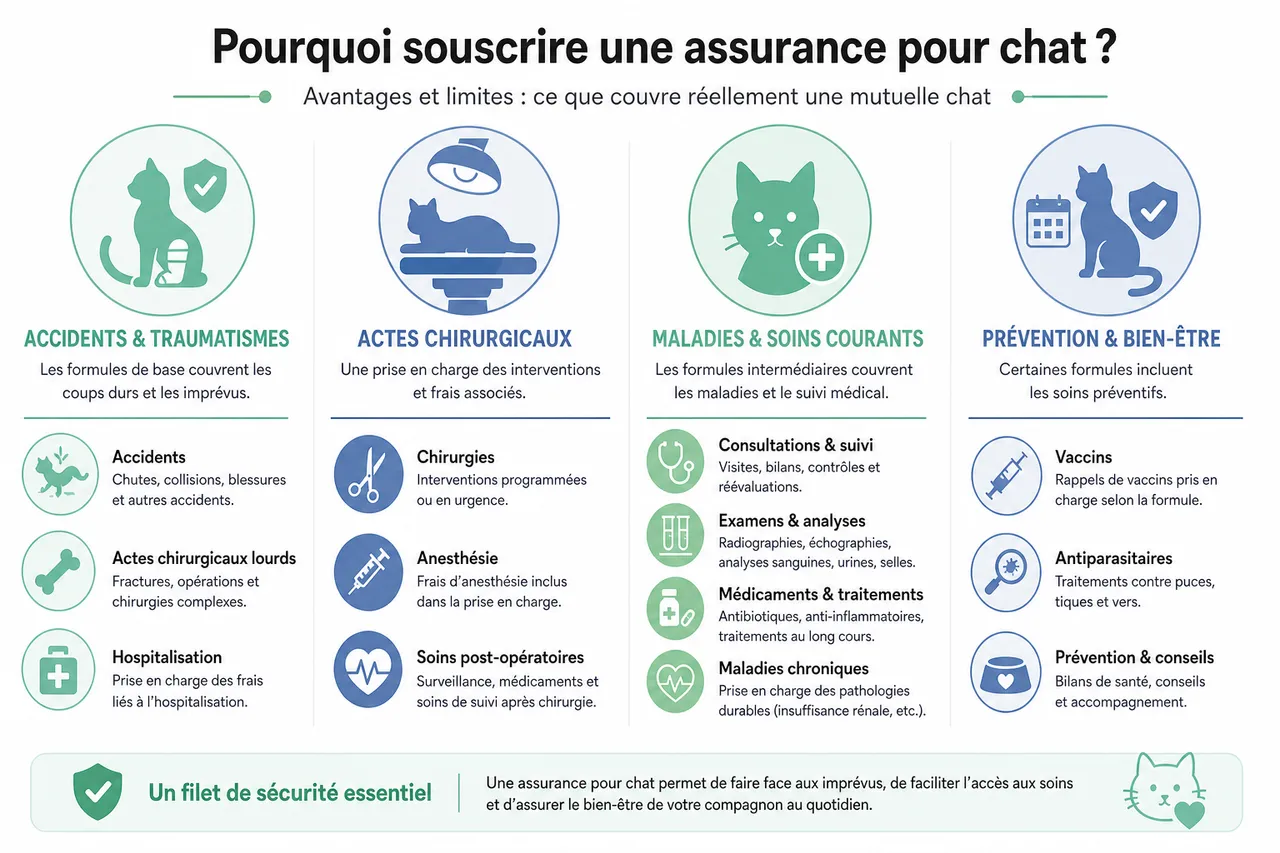 Assurance pour chat: est-ce vraiment utile et comment trouver la formule adaptée? , Pourquoi souscrire une assurance pour chat? Avantages et limites