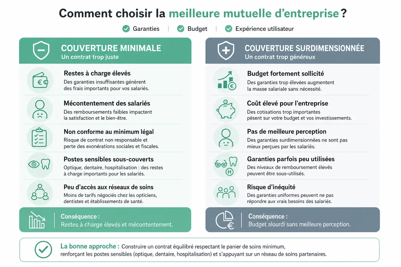 Comment trouver la meilleure mutuelle d’entreprise pour vos salariés sans exploser votre budget? , Comment choisir la meilleure mutuelle d’entreprise?