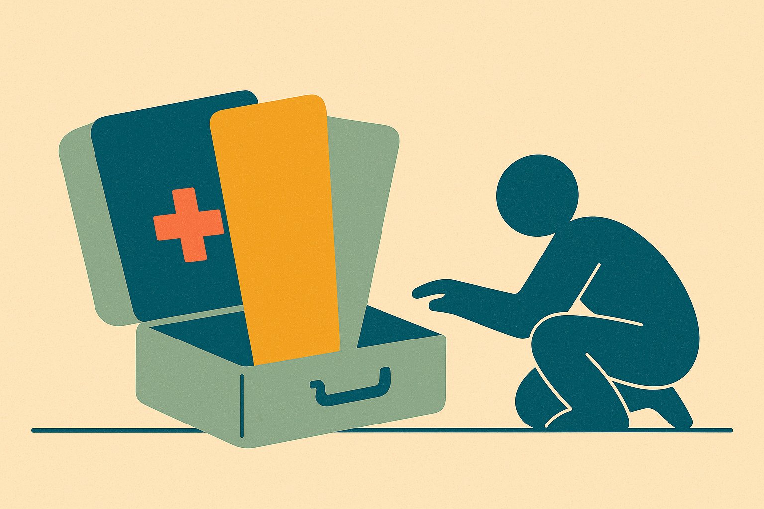 Illustration : une valise ouverte d'où sortent trois cartes, les couvertures dont le voyageur dispose déjà