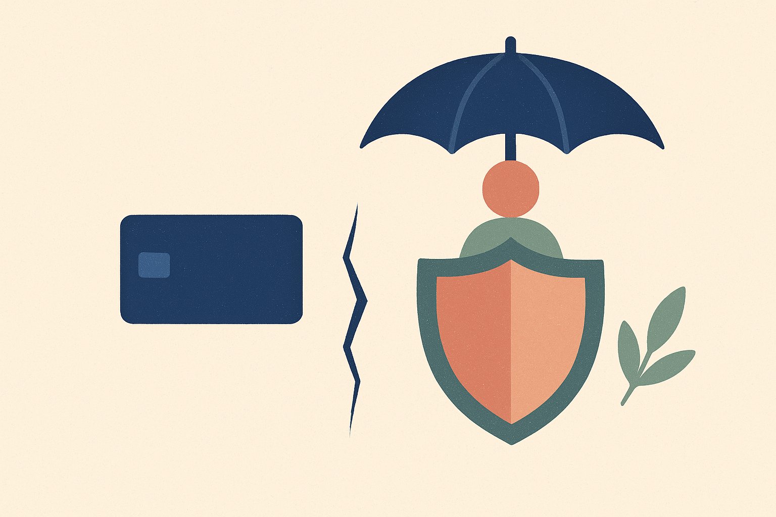 Comparaison entre la protection limitee d une carte bancaire et une assurance voyage dediee aux USA, illustration