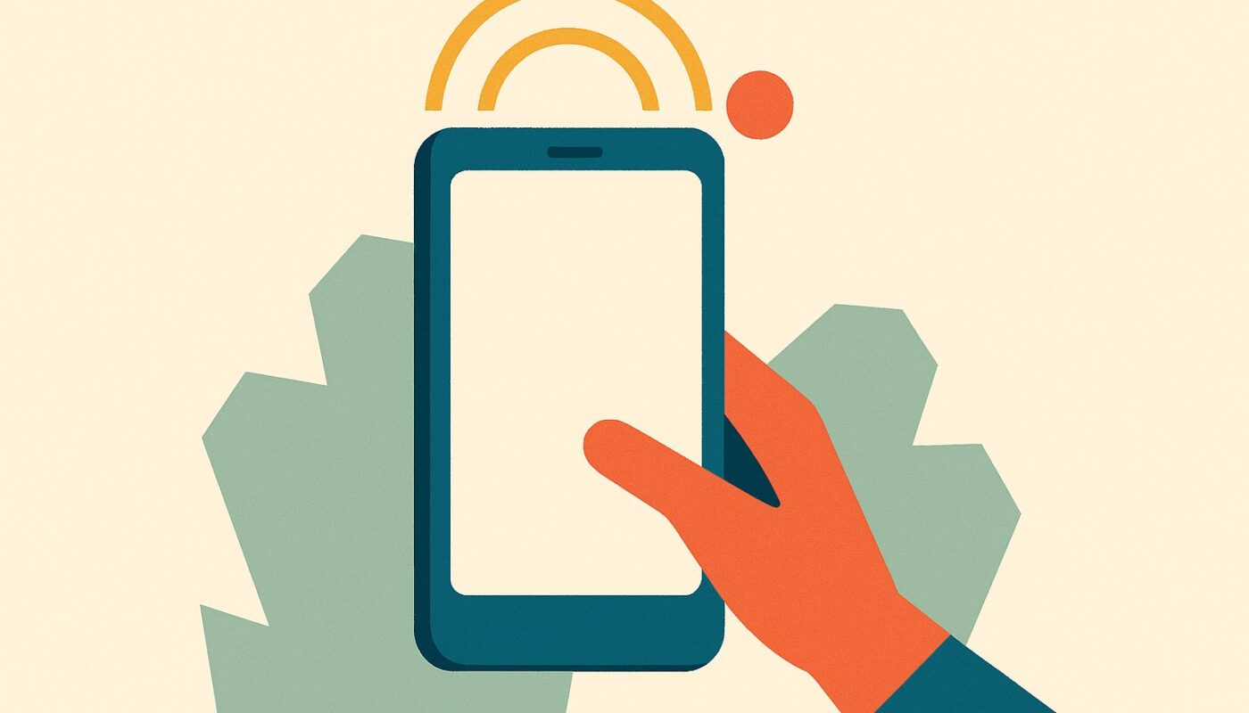 Smartphone qui sonne, illustration demarchage telephonique assurance sante