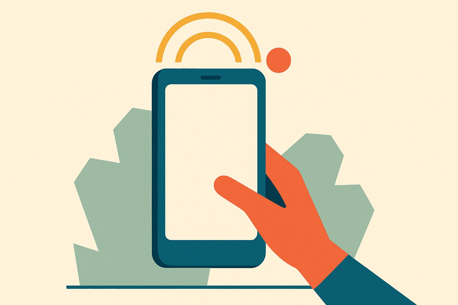 Smartphone qui sonne, illustration demarchage telephonique assurance sante